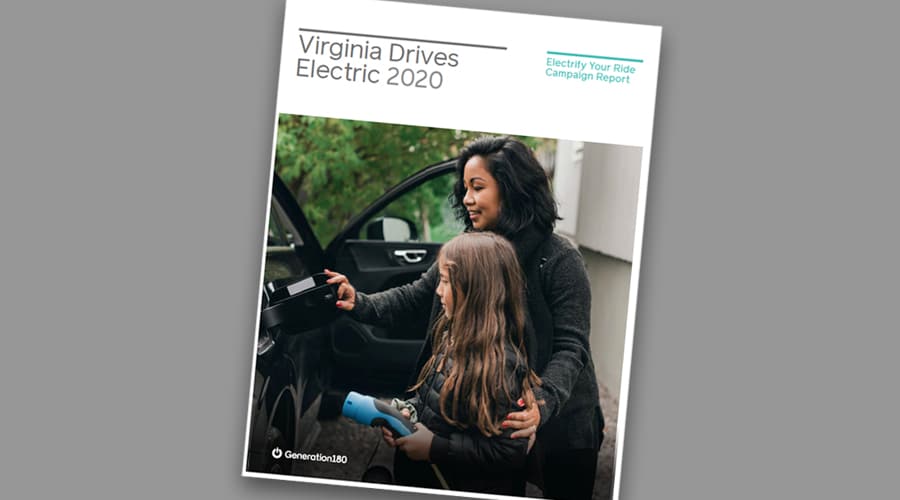 Cover of Virginia Drives Electric report