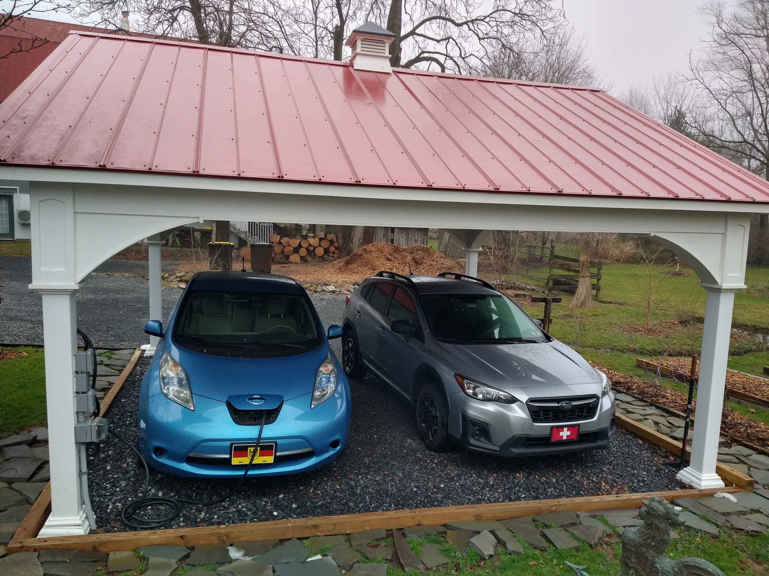 2022 Nissan Leaf charging up in Pennsylvania